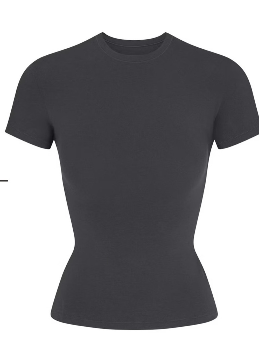 SKIMS COTTON JERSEY T-SHIRT | SOOT